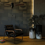 Гипсовая 3D Панель M-08 варинант исполнения - 2 | Loft Concept в Воронеже