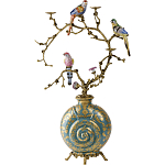 Бронзовый подсвечник Птичий рай Flora варинант исполнения - 1 | Loft Concept в Воронеже