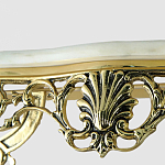 Консоль из бронзы с мраморной столешницей Bronze De Console варинант исполнения - 1 | Loft Concept в Воронеже