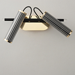 Бра с двумя цилиндрическими плафонами на магнитном креплении Bronze Concert варинант исполнения - 3 | Loft Concept в Воронеже