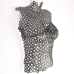 Аксессуар на стену из металла Female Torso Metal Wall Accessory варинант исполнения - 2 | Loft Concept в Воронеже