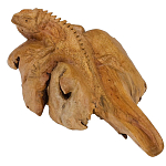 Статуэтка из дерева игуана Animals of the World варинант исполнения - 4 | Loft Concept в Воронеже