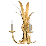 Бра с каркасом в виде пучка золотых перьев Bunch of Feathers варинант исполнения - 2 | Loft Concept в Воронеже
