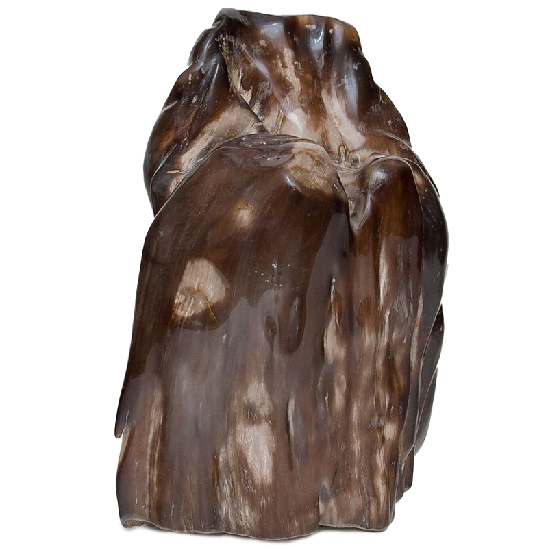 Аксессуар для интерьера из окаменелого дерева Rock Petrified Wood Statuette Коричневый в Воронеже | Loft Concept 