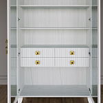 Дизайнерский шкаф витрина Elsa Dreams White с 4-мя ящиками варинант исполнения - 6 | Loft Concept в Воронеже