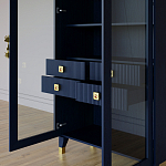 Дизайнерский шкаф витрина Elsa Dreams Blue с 4-мя ящиками варинант исполнения - 8 | Loft Concept в Воронеже