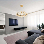 Люстра подвесная с 6-ю круглыми светодиодными лампами Catcher варинант исполнения - 2 | Loft Concept в Воронеже