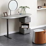 Консоль с зеркалом и  3-мя вращающимися ящиками Eloida варинант исполнения - 5 | Loft Concept в Воронеже