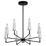 Люстра с прозрачными плафонами из стекла Umbrella варинант исполнения - 1 | Loft Concept в Воронеже