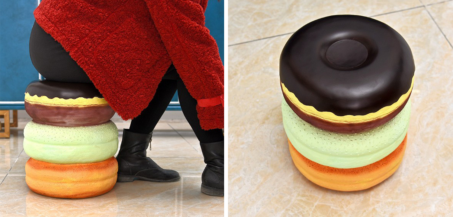 Приставной табурет Пончики Three Donuts Stool Приставной табурет Пончики Three Donuts Stool - Loft-Concept в Воронеже