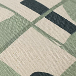 Подушка декоративная зеленого цвета с геометрическим рисунком Divine Abstractions варинант исполнения - 2 | Loft Concept в Воронеже