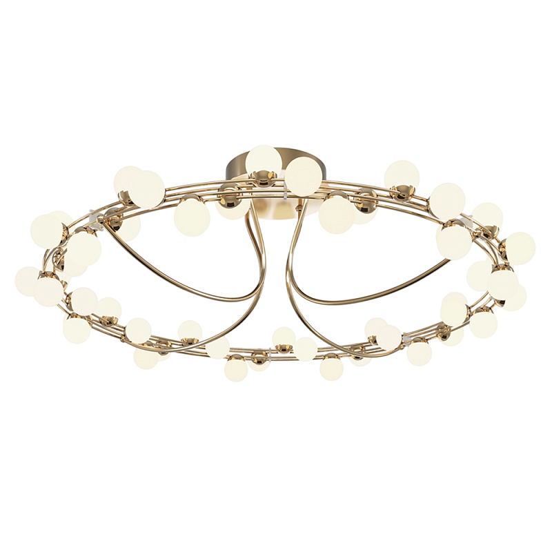 Потолочный светильник Tessara 3000К 72Вт Золотой Белый в Воронеже | Loft Concept 