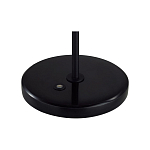 Настольная лампа черного цвета с круглым основанием и длинным прямым плафоном Trumpet tube варинант исполнения - 3 | Loft Concept в Воронеже