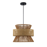 Подвесной светильник с абажуром из натуральных материалов Light Inside the Cell варинант исполнения - 3 | Loft Concept в Воронеже