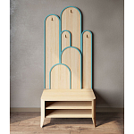 Вешалка «Байома» варинант исполнения - 1 | Loft Concept в Воронеже