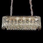 Люстра овальная с хрустальными подвесками Roul Crystal Light варинант исполнения - 2 | Loft Concept в Воронеже