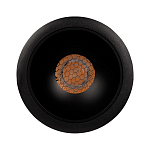 Встраиваемый спот светодиодный круглый черного цвета с углублением Ombra Lux  варинант исполнения - 2 | Loft Concept в Воронеже