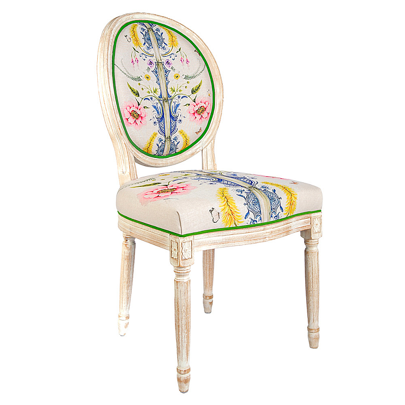 Стул Flower Waltz Stool Бежевый Мульти Стул Flower Waltz Stool Бежевый Мульти в Воронеже | Loft Concept