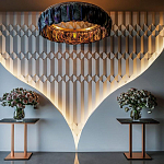 Гипсовая 3D Панель CRYSTAL SYMPHONY A варинант исполнения - 1 | Loft Concept в Воронеже