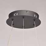 Люстра с двумя кольцами черного цвета с хрустальными элементами QUARTZ CRYSTAL варинант исполнения - 15 | Loft Concept в Воронеже