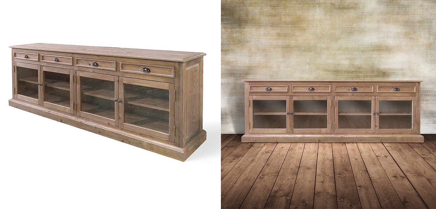 Комод Hakon Provence HARMONIE Natural Patina long Комод Hakon Provence HARMONIE Natural Patina long - Loft-Concept в Воронеже