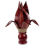 Настольная лампа красная INDONESIAN LAMPS варинант исполнения - 1 | Loft Concept в Воронеже