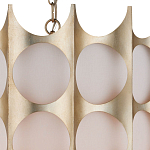 Подвесной светильник в форме цилиндра с фактурным серебряным каркасом и тканевым абажуром Silver Honeycomb варинант исполнения - 2 | Loft Concept в Воронеже