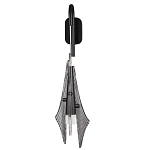 Бра черного цвета с плафоном из рельефного стекла Glass Pod варинант исполнения - 7 | Loft Concept в Воронеже