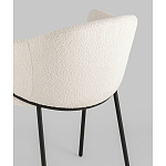 Стул Brace букле белый варинант исполнения - 3 | Loft Concept в Воронеже