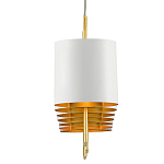 Люстра прямоугольная с белыми цилиндрическими абажурами White Ribbon варинант исполнения - 1 | Loft Concept в Воронеже