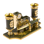 Настольный письменный набор из нефрита с ножом для бумаг в подарочной коробке Maecenas варинант исполнения - 2 | Loft Concept в Воронеже