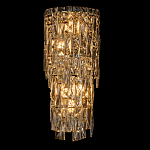 Бра с каскадом из прозрачного хрусталя и корпусом золотого цвета Constant Sparks варинант исполнения - 1 | Loft Concept в Воронеже