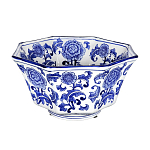 Чаша белая с синим цветочным узором Chino Dishes варинант исполнения - 1 | Loft Concept в Воронеже