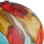 Настольная лампа разноцветная с овальным тканевым абажуром Abstraction варинант исполнения - 1 | Loft Concept в Воронеже