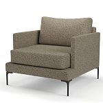 Мебельная ткань Шенилл коричневый цвет 138 см T4-28 варинант исполнения - 7 | Loft Concept в Воронеже