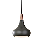  Подвесной светильник с каплевидным плафоном темного цвета Feiss варинант исполнения - 1 | Loft Concept в Воронеже