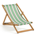 Шезлонг из акации и ткани Argentina варинант исполнения - 1 | Loft Concept в Воронеже