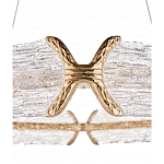 Люстра кольцевая с текстурным природным рисунком IceFlame варинант исполнения - 1 | Loft Concept в Воронеже