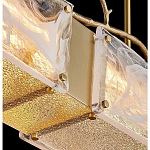 Люстра прямоугольная из фактурного стекла Chandelier Beam варинант исполнения - 1 | Loft Concept в Воронеже