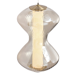 Бра светодиодное с стеклянным волнообразным плафоном Amphora of Light варинант исполнения - 4 | Loft Concept в Воронеже