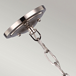 Подвесной светильник со стальным плафоном и белым матовым стеклянным шаром Feiss варинант исполнения - 3 | Loft Concept в Воронеже