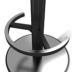 Барный стул вращающийся со спинкой Синий Велюр Vendramin Chair варинант исполнения - 6 | Loft Concept в Воронеже