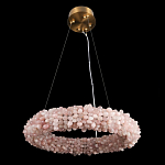 Люстра кольцевая с частичками натурального горного хрусталя Crystal Shimmer варинант исполнения - 3 | Loft Concept в Воронеже