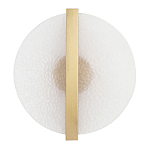 Бра с белым матовым стеклянным плафоном круглой формы Soft Glow Harmony варинант исполнения - 1 | Loft Concept в Воронеже