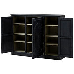 Комод деревянный Ildefonso Black Chest of Drawers варинант исполнения - 2 | Loft Concept в Воронеже