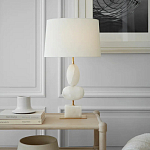 Настольная лампа на фигурном мраморном основании Conundrum варинант исполнения - 2 | Loft Concept в Воронеже