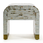 Тумбочка прикроватная Amo Bone Inlay Bedside Almond варинант исполнения - 1 | Loft Concept в Воронеже