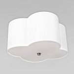 Потолочный светильник с белым волнистым плафоном из ткани Vitorino варинант исполнения - 3 | Loft Concept в Воронеже