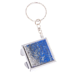 Зеркало брелок складное двухстороннее из натурального камня Лазурит Stone Mirrors варинант исполнения - 5 | Loft Concept в Воронеже