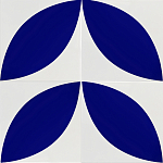 Дизайнерская плитка с узором Лепесток варинант исполнения - 2 | Loft Concept в Воронеже